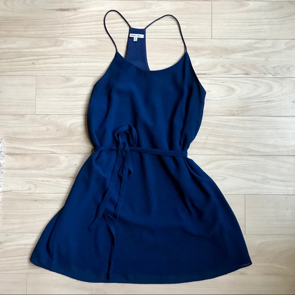 Naked Zebra Spaghetti Strap Chiffon Dress